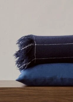 MENU Mimoides Pillow, 40 X 40 Cm, Indigo 9 MENU Mimoides Pillow, 40 X 40 Cm, Indigo -Fine Home Textiles Store MENU Mimoides Pillow Battus Throw 4 1