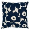 Marimekko Pieni Unikko Cushion Cover, 50 X 50 Cm, Cotton - Dark Blue 2 Marimekko Pieni Unikko Cushion Cover, 50 X 50 Cm, Cotton - Dark Blue -Fine Home Textiles Store MM 231 pieni unikko c cover 50x50cm FR1