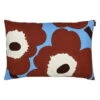 Marimekko Unikko Cushion Cover, 40 X 60 Cm, Light Blue - Brown - Off-white -Fine Home Textiles Store MM 231 unikko cushion cover 40x60cm FR1