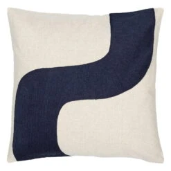 Marimekko Seireeni Cushion Cover, 50 X 50 Cm, Linen - Dark Blue