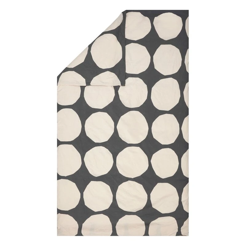 Marimekko Kivet Duvet Cover, 150 X 210 Cm, Charcoal - Off-white 3 Marimekko Kivet Duvet Cover, 150 X 210 Cm, Charcoal - Off-white