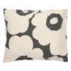 Marimekko Unikko Pillowcase, 50 X 60 Cm, Charcoal - Off-white 1 Marimekko Unikko Pillowcase, 50 X 60 Cm, Charcoal - Off-white -Fine Home Textiles Store MM pussilakana unikko FR1 kuva2