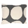 Marimekko Kivet Pillowcase, 50 X 60 Cm, Charcoal - Off-white