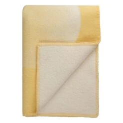 Røros Tweed Moon Throw, 135 X 200 Cm, Yellow Ray