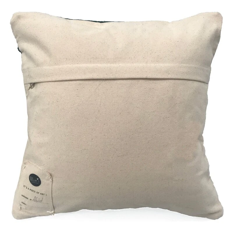 MUM's Forest Cushion Cover, 45 X 45 Cm, Light Grey - Off White 4 MUM's Forest Cushion Cover, 45 X 45 Cm, Light Grey - Off White - Image 2