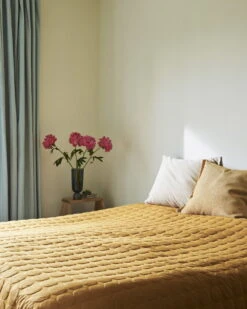 HAY Mega Dot Bed Cover, Mustard 12 HAY Mega Dot Bed Cover, Mustard -Fine Home Textiles Store Mega Dot mustard