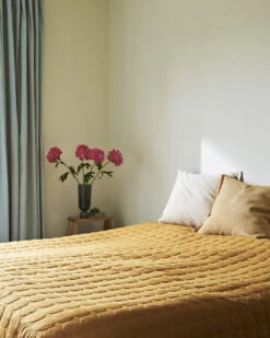 HAY Mega Dot Bed Cover, Mustard 10 HAY Mega Dot Bed Cover, Mustard -Fine Home Textiles Store Mega Dot mustard