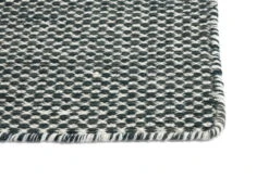 HAY Moiré Kelim Rug, 140 X 200 Cm, Dark Green 5 HAY Moiré Kelim Rug, 140 X 200 Cm, Dark Green -Fine Home Textiles Store Moire Kelim dark green WB