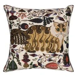 Klaus Haapaniemi & Co. Les Chats Norma Cushion Cover, Linen