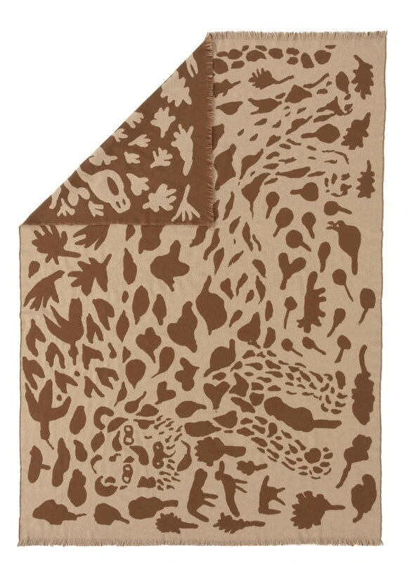 Iittala OTC Cheetah Blanket, Brown 4 Iittala OTC Cheetah Blanket, Brown - Image 2