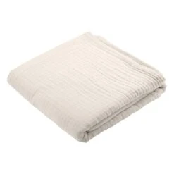 The Organic Company 6-layer Soft Blanket, Stone