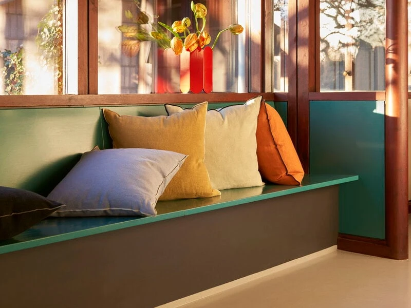 HAY Outline Cushion, 50 X 50 Cm, Blue 5 HAY Outline Cushion, 50 X 50 Cm, Blue - Image 3