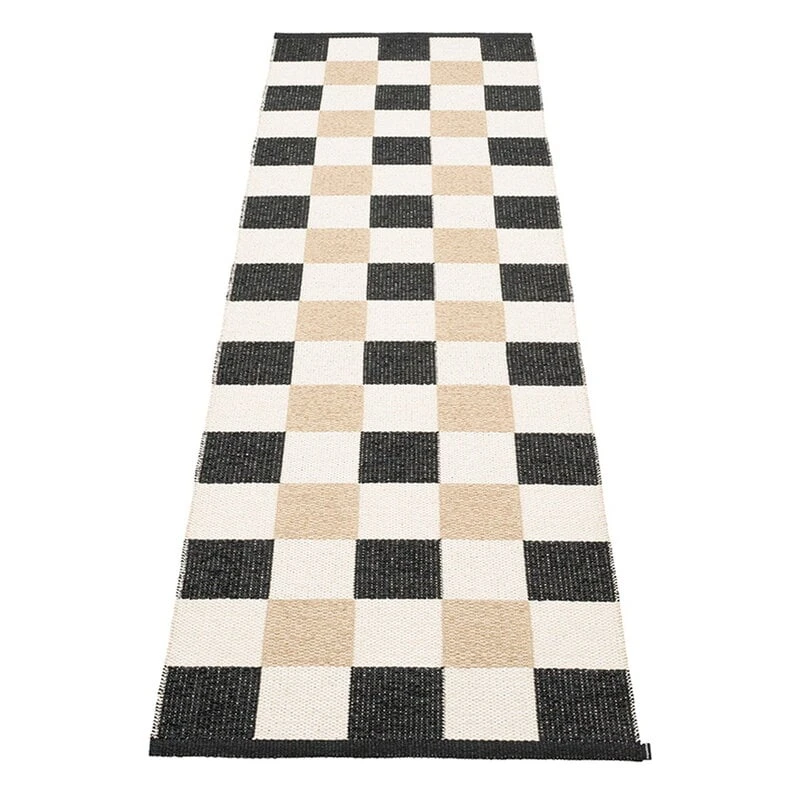Pappelina Pix Rug, 70 X 240 Cm, Black - Vanilla - Beige 3 Pappelina Pix Rug, 70 X 240 Cm, Black - Vanilla - Beige
