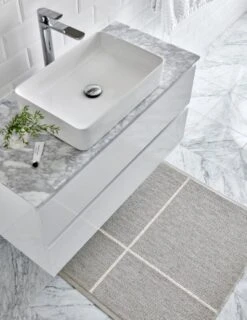 Pappelina Fred Rug, 70 X 270 Cm, Linen - Vanilla 9 Pappelina Fred Rug, 70 X 270 Cm, Linen - Vanilla -Fine Home Textiles Store Pappelina fred linen vanilla 2