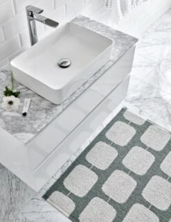 Pappelina Sten Rug, 70 X 200 Cm, Army Green - Grey -Fine Home Textiles Store Pappelina sten army 1