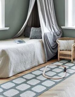 Pappelina Sten Rug, 70 X 200 Cm, Army Green - Grey -Fine Home Textiles Store Pappelina sten army 2