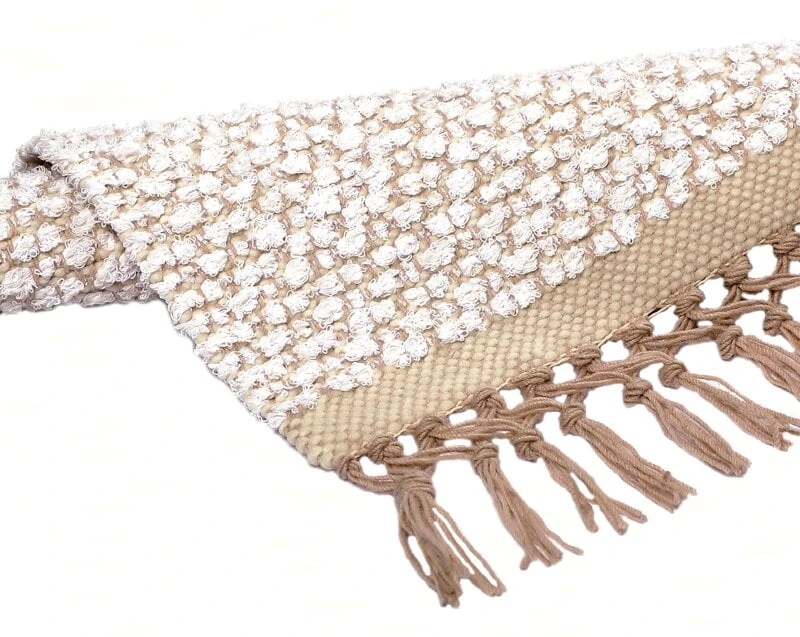 VM Carpet Duo Popcorn Rug, White 6 VM Carpet Duo Popcorn Rug, White - Image 4