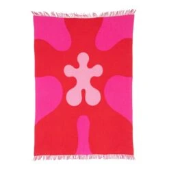 Raawii Teenagers From Mars Blanket, Red - Pink - White