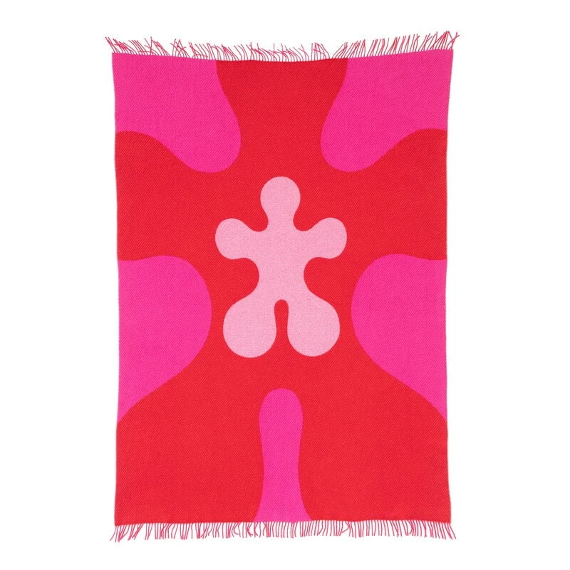 Raawii Teenagers From Mars Blanket, Red - Pink - White 3 Raawii Teenagers From Mars Blanket, Red - Pink - White