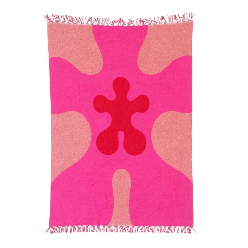 Raawii Teenagers From Mars Blanket, Red - Pink - White 6 Raawii Teenagers From Mars Blanket, Red - Pink - White - Image 4