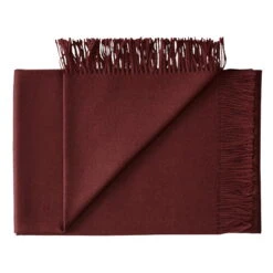 Silkeborg Uldspinderi Lima Throw, Beetroot