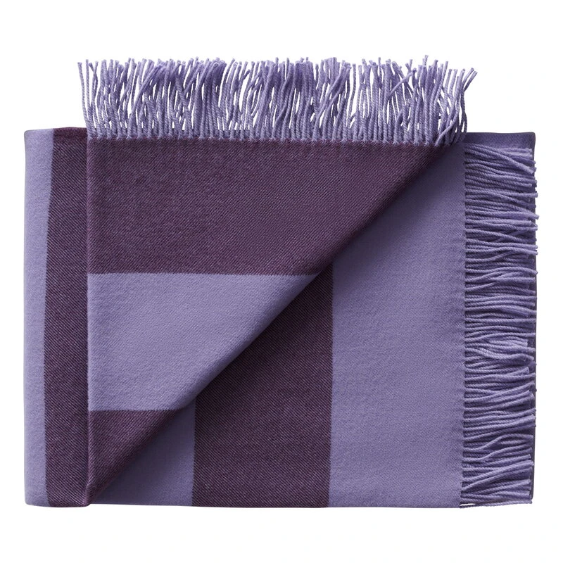 Silkeborg Uldspinderi The Sweater Polychrome Throw, Lavender - Purple 3 Silkeborg Uldspinderi The Sweater Polychrome Throw, Lavender - Purple