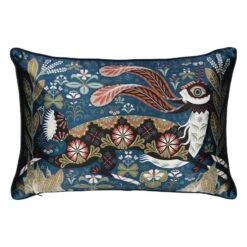Klaus Haapaniemi & Co. Running Hare Cushion Cover, Silk