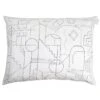 Saana Ja Olli Unien Talo Cushion Cover, 60 X 80 Cm, White - Black 2 Saana Ja Olli Unien Talo Cushion Cover, 60 X 80 Cm, White - Black -Fine Home Textiles Store SaanaOlli21 Unientalo1 SM