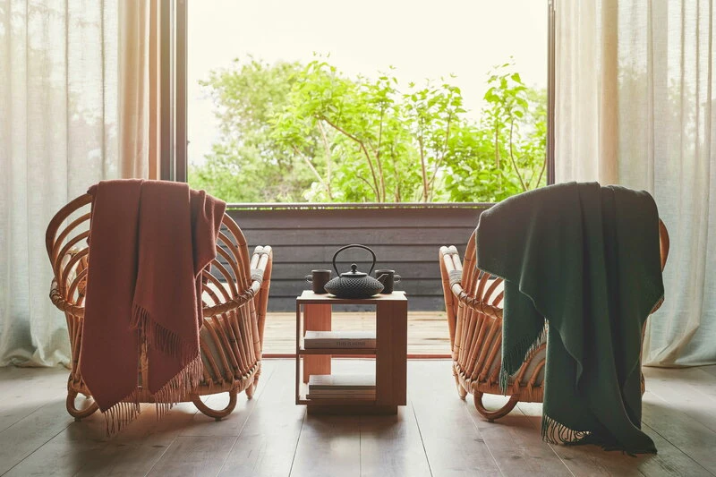 Silkeborg Uldspinderi Lima Throw, Pine 6 Silkeborg Uldspinderi Lima Throw, Pine - Image 4