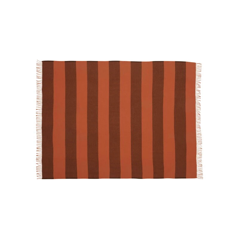 Silkeborg Uldspinderi The Sweater Polychrome Throw, Orange - Brown 5 Silkeborg Uldspinderi The Sweater Polychrome Throw, Orange - Brown - Image 3