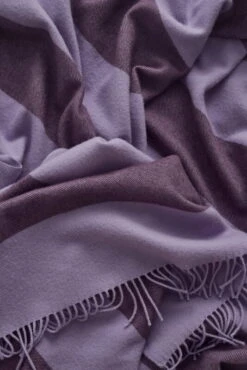 Silkeborg Uldspinderi The Sweater Polychrome Throw, Lavender - Purple 10 Silkeborg Uldspinderi The Sweater Polychrome Throw, Lavender - Purple -Fine Home Textiles Store Silkeborg Uld Polychrome LP 150761