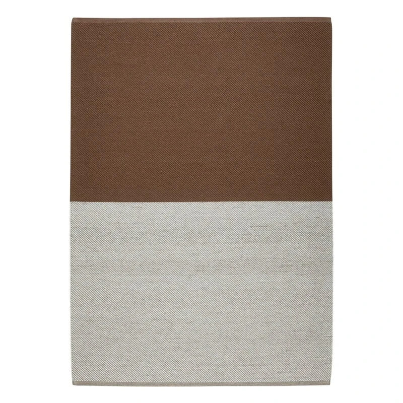 Interface Split Rug, Linen - Toffee Brown 3 Interface Split Rug, Linen - Toffee Brown