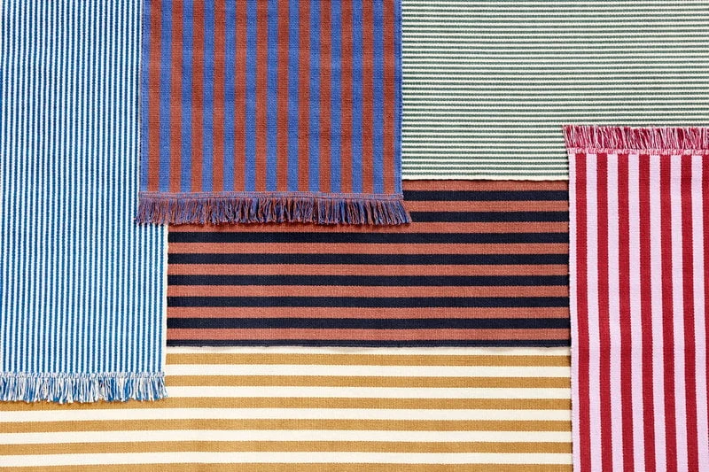 HAY Stripes And Stripes Rug, 60 X 200 Cm, Raspberry Ripple 8 HAY Stripes And Stripes Rug, 60 X 200 Cm, Raspberry Ripple - Image 6
