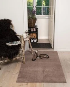 Tica Copenhagen Uni Color Rug, 90 X 130 Cm, Sand -Fine Home Textiles Store TICA floormat dot 00669 90x130 5710555006697d