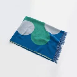 Raawii Teenagers From Mars Blanket, White - Blue - Leaf -Fine Home Textiles Store Teenagers From Mars Olimpia Blue 3 role
