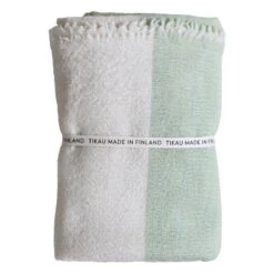 Tikau Block Throw, 145 X 185 Cm, Green