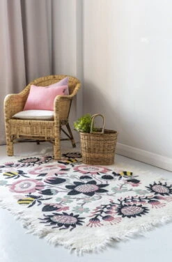 Tikau Bombroo Rug, 125 X 185 Cm, Light Pink 12 Tikau Bombroo Rug, 125 X 185 Cm, Light Pink -Fine Home Textiles Store Tikau TKU BAMBOO PINK 125X185 Bombroo pink 2