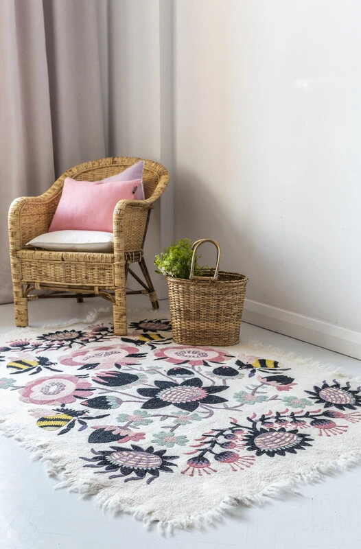 Tikau Bombroo Rug, 125 X 185 Cm, Light Pink 7 Tikau Bombroo Rug, 125 X 185 Cm, Light Pink - Image 5