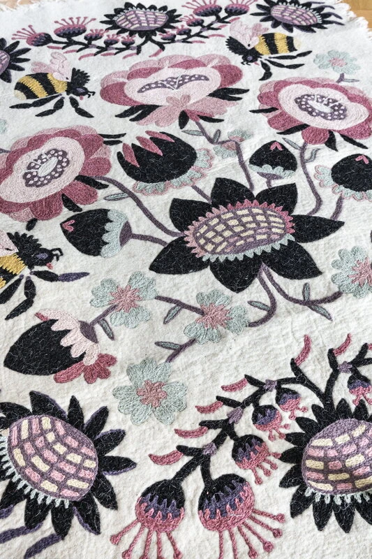 Tikau Bombroo Rug, 125 X 185 Cm, Light Pink 4 Tikau Bombroo Rug, 125 X 185 Cm, Light Pink - Image 2