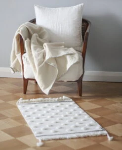 Tikau Pallo Rug, White Dots 8 Tikau Pallo Rug, White Dots -Fine Home Textiles Store Tikau TKU PALLO WHITEDOTS 50X90 3