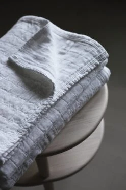 Matri Aava Double Bed Cover, 260 X 260 Cm, White 11 Matri Aava Double Bed Cover, 260 X 260 Cm, White -Fine Home Textiles Store aava white 1