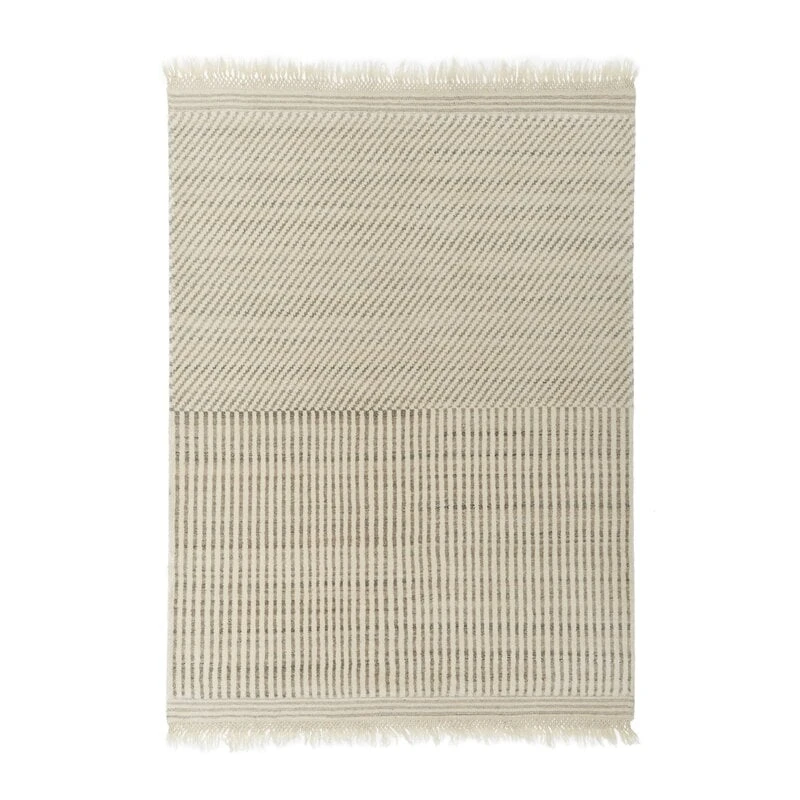 Anno Niwa Wool Rug 170 X 240 Cm, White - Grey 3 Anno Niwa Wool Rug 170 X 240 Cm, White - Grey