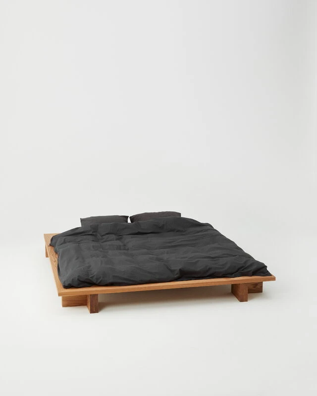 Tekla Pillow Sham, 50 X 60 Cm, Ash Black 5 Tekla Pillow Sham, 50 X 60 Cm, Ash Black - Image 3