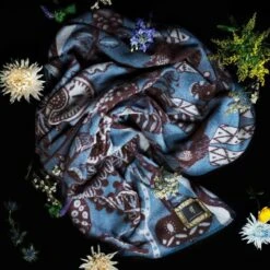 Klaus Haapaniemi & Co. Bees Blanket, Blue 9 Klaus Haapaniemi & Co. Bees Blanket, Blue -Fine Home Textiles Store bees blanket blue 03 1024x1024