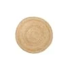 Ferm LIVING Eternal Round Jute Rug, Small, Natural -Fine Home Textiles Store ferm living eternal pieni pyorea juuttimatto luonn mv