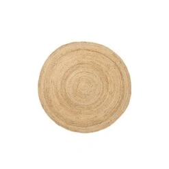 Ferm LIVING Eternal Round Jute Rug, Small, Natural