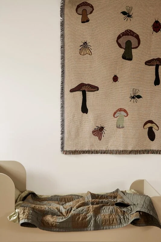 Ferm LIVING Forest Tapestry Blanket, Sand 8 Ferm LIVING Forest Tapestry Blanket, Sand - Image 6