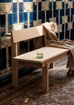 Ferm LIVING Calm Blanket, 120 X 170 Cm, Camel - Black 8 Ferm LIVING Calm Blanket, 120 X 170 Cm, Camel - Black -Fine Home Textiles Store fermLIVING AW22 PekaBench 1104263781 image 1