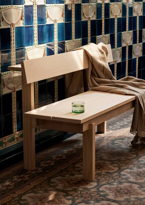 Ferm LIVING Calm Blanket, 120 X 170 Cm, Camel - Black 5 Ferm LIVING Calm Blanket, 120 X 170 Cm, Camel - Black - Image 3