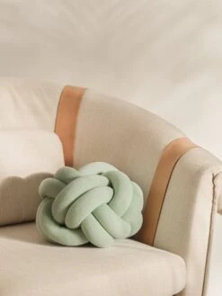 Design House Stockholm Knot Cushion, Mint Green -Fine Home Textiles Store image2 2351 5700 KnotCushionMintGreen Lifestyle